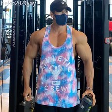 ins潮牌男士健身美式迷彩訓練背心速乾運動上衣韓版潮流無袖T卹男