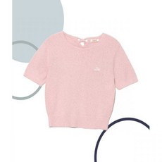 브랜드정품 리 LEE 우먼 라운드 스트링 니트 핑크 113158