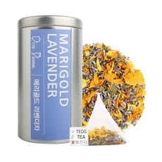 라벤더차 메리골드차 블랜딩차 꽃차 허브차, 1개, 1개입