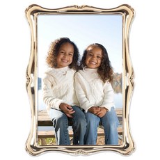 Lawrence Frames 710246 실버 메탈 로맨스 그림 액자 10.2 x 15.2 cm 171897 3532613611, 4x6, Gold