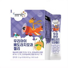 웅진 우리 아이 배 도라지 모과 젤리, 450g