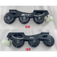 피겨 인라인 스케이트 입문용 스케이트화 성인 롤러, 1개, 블랙 프레임 블랙
