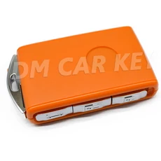 스마트 자동차 키 빈 커버 DIY 사용 볼보 XC60 S90 XC40 XC90 V60 V90 원격 쉘 교체, 오렌지