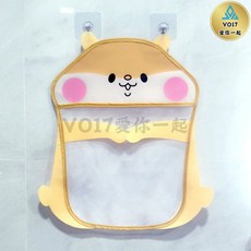 VO17 動物造型收納掛袋, 浴室收納袋 松鼠單格