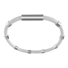 정체되는 통제 소맷동 남녀 공통 Regulable 정전기 방지 무선 팔찌, 하얀색