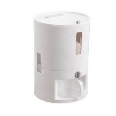 圓形密封大容量米桶 多規格 附量杯 防潮防蟲米缸 米箱 裝米桶 白米收納桶 儲米箱 儲存桶【TA0602】 約翰家庭百貨, 1個, 6KG