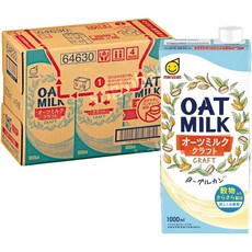 일본 마루산 오트밀크 크래프트 1000ml x 6팩, 1L