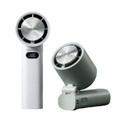 루메나 폴더블 무선 냉각 선풍기, 애쉬 화이트, FAN JET ULTRA FOLD