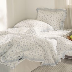 냉감 쿨 이불여름 모달이불 핸드메이드 자수 시원한 듀라론 원단 패드세트