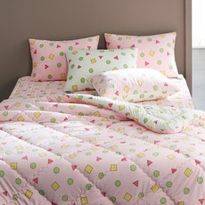 짱구는 못말려 극세사 차렵이불 짱구극세사이불, 핑크