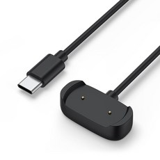 어메이즈핏 충전기 충전독 스마트워치 AK USB Amazfit Bip 5/3/3 Pro/Bip U GTS 4 2 Mini/2e GTR T-Rex Pro 활성화 및 교체 스, 100CM, USB Type C