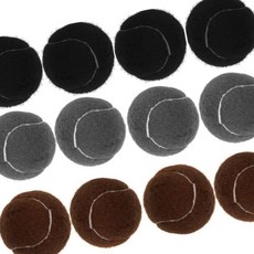 케이쓰리 소음방지 테니스공 의자커버 4P, 블랙