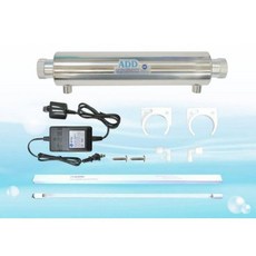 ADD 紫外線殺菌器 16W 2加侖/分鐘 適用飛利浦燈管, 電壓110V