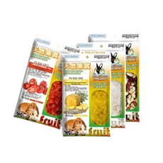 寵物魔法村 小動物果乾 兔子天竺鼠倉鼠點心 蔬果高纖營養滿分, 1個, p綜合營養豆 110g