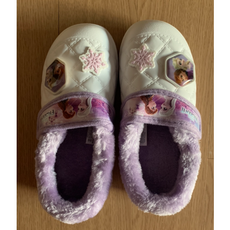 Disney 迪士尼 冰雪奇緣2角色印花刷絨休閒鞋