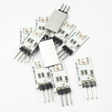 허밍버드 BMW엠비언트_2핀 3핀 4핀 다양, 레드+퍼플, 문짝 LED PCB_3핀, 1개