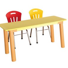 2인용 유아 책상 290mm 아이책상, 연두