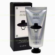 다보 한국컬렉션 핸드크림 75ml (달팽이 콜라겐 시어버터 피치 애플 스킨릴리프 핸드로션 핸드케어 핸드보습), 스네일(검정)