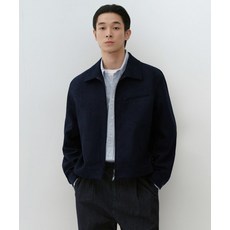 [백화점상품] MUSINSA STANDARD 신세틱 스웨이드 워크 재킷 [다크 네이비] MMELJ3Z06-DN