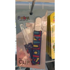 NUK 米奇安撫奶嘴鍊, 1個, 繽紛寬版防掉帶-PUKU藍