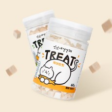 맛있개냥냥해 동결건조 트릿 강아지 고양이 간식, 1개, 60g, 북어