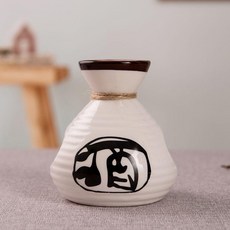 超值 日式酒杯套裝清酒酒具家用陶瓷復古小酒杯分酒器溫酒壺小陶瓷酒杯 副廠商品, 1個, 半斤裝單壺