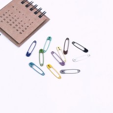 다양한 컬러 옷핀 브로치 의류 DIY 고정핀 침 3cm낱개, 스카이, 1개