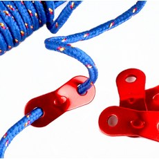 텐트부자재 야외 캠핑 로프 줄 스토퍼 세트, 1개
