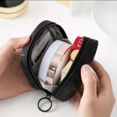 迷你便攜化妝包 Ins風大容量衛生棉收納包 口紅收納袋 零錢包 鑰匙包