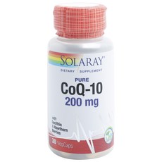 SOLARAY Pure CoQ-10 200mg 素食膠囊, 1個, 30 件