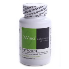 DaVinci Laboratories L-酪氨酸 500mg 膠囊, 60顆, 1罐
