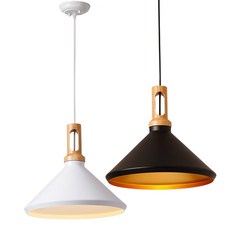 北歐風原木餐廳單吊燈(KK2187．KK2190) ，簡約設計，溫馨氛圍，餐桌照明首選, 黑色