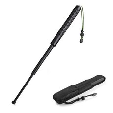 화이트울프 삼단봉 특수강 호신용품 고급형 여성용 휴대 안전봉, 1세트