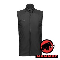 MAMMUT 長毛象 Rime Air 男款 輕量立領化纖背心 黑色 1013-03940