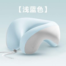 good 辦公室午睡護頸枕學生午休枕抱枕靠枕辦公午睡趴趴枕, 淺藍色 多功能午睡枕-一枕多用