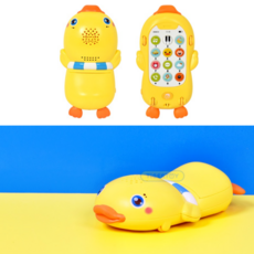 영유아안전전화기 오리멜로디전화기 오리자동차 노래나오는완구 1p