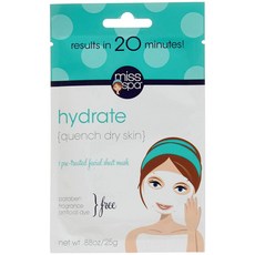 미스스파 하이드레이트 페이셜 시트 마스크 25g, 1개, 1개입