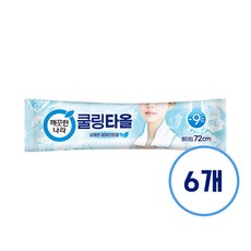 깨끗한나라 페퍼민트 쿨링타올, 29g, 6개