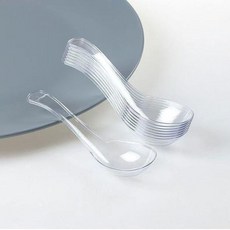 PS加厚水晶圓勺 獨立包裝 亮黑12CM, 1個, PS加厚水晶圓勺 簡裝款 高透12CM,1支裝 不單賣/勿下