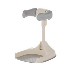 壁掛式寶寶便器，免工具安裝，高度可調節，穩固安全，易清潔，節省空間, 洗澡站立架 灰色, 1個