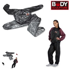 [구마누] 여자땀복 여성땀복 헬스장땀복 사우나슈트 S M