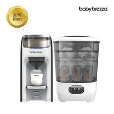 베이비브레짜 젖병소독기+분유제조기 세트, 젖병소독기+분유제조기 블랙