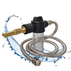 (KIMOS)고압거품분사샤워호스3.0M 거품분사기 메탈샤워호스 욕실청소, 1개