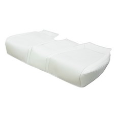 루젠 테슬라 모델 Y 주니퍼 차량용 방석 쿠션, 1개, 2열 (일체형) 테슬라Y 화이트