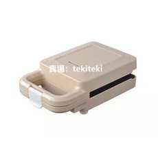 110v三明治早餐機 家用多功能早餐機 小型輕食機 吐司機 熱壓三明治 鬆餅機ki, 棕色