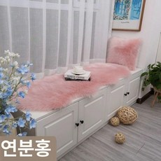 거실 쇼파 소프트 커버 코너 타월 코너 단색 두꺼운, 연근 핑크 에바