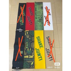 Shake junt 滑板進口砂紙 黏腳 不掉砂, 如圖所示, 1個