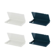 QUA 面膜盒 白色2pcs + 海軍藍2pcs 1SET, 1個, 白色, 海軍藍