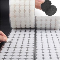 양면 원형 접착 벨크로 찍찍이 10mm(90매)/20mm(50매), 50개, 양면 원형 벨크로 20mm x 50입
