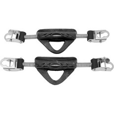 다이빙 장비 스트랩 잠수 마스크 슬랩 2PCS 핀 스프링 316 스테인리스 스틸 이중 사용 힐 어셈블리 버클 포함 OMS 블루용 제트, Black